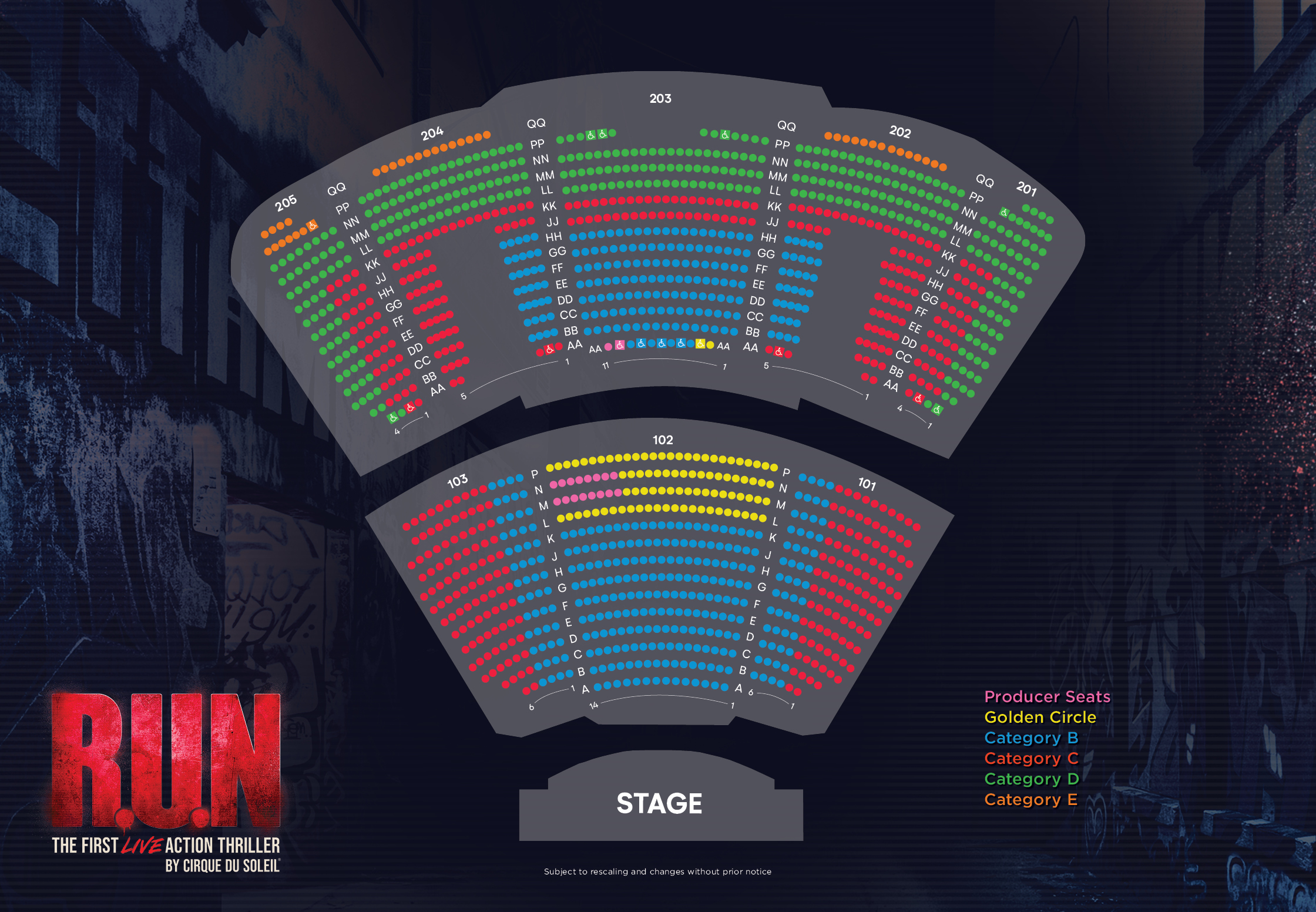 Luxor Theatre Seating Chart Elcho Table