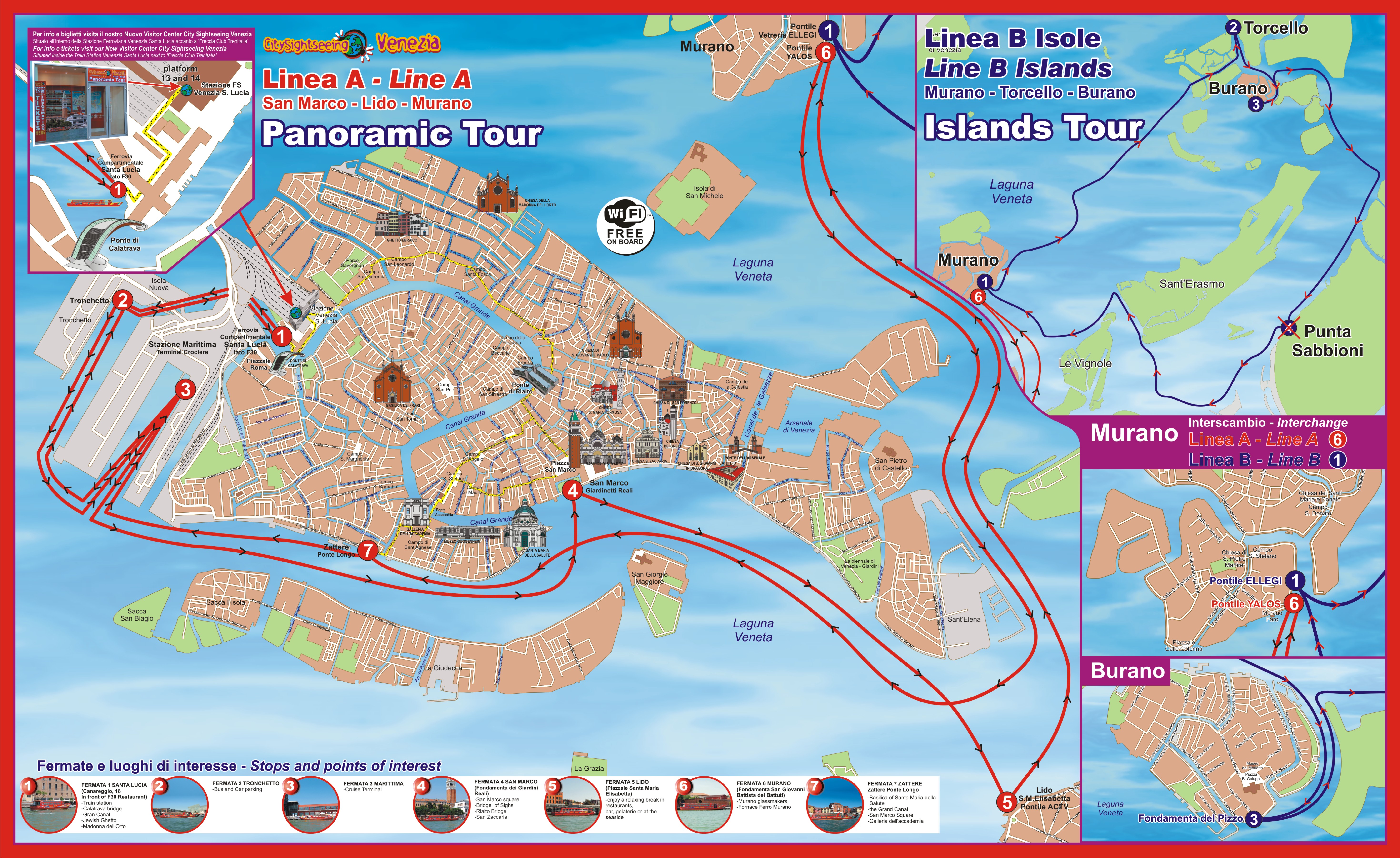 Printable Walking Map Of Venice